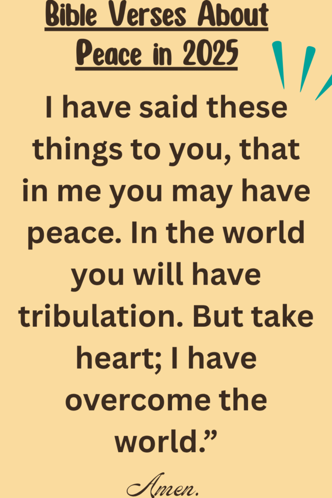 bible verses about peace