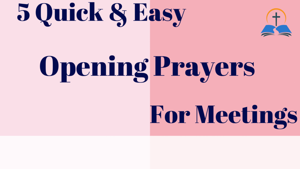 opening prayer