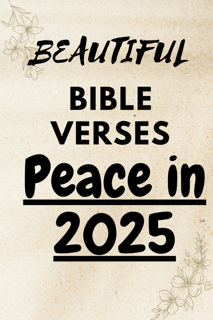 bible verses about peace