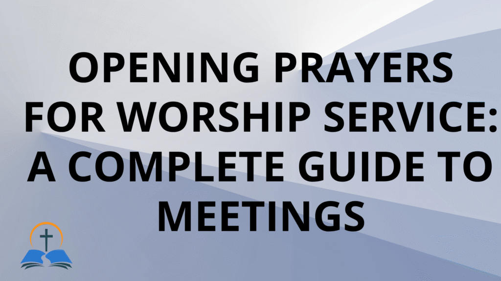 opening prayer