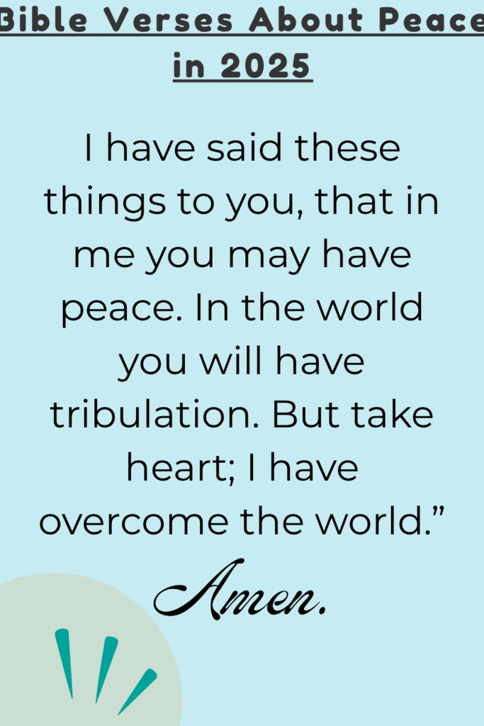bible verses about peace
