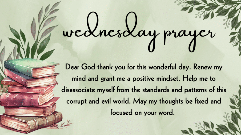 wednesday prayer