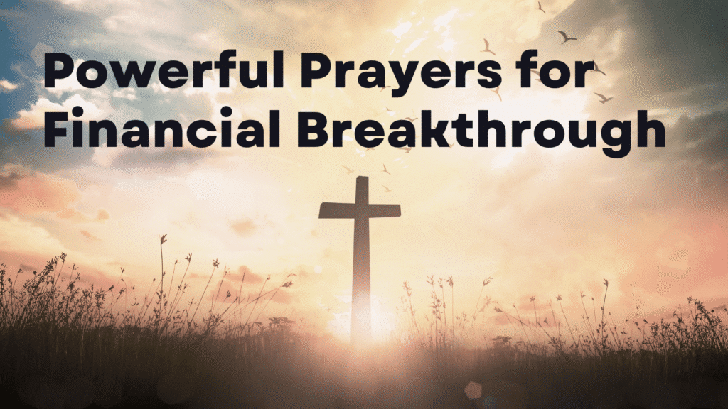 prayer for financial breakthrough