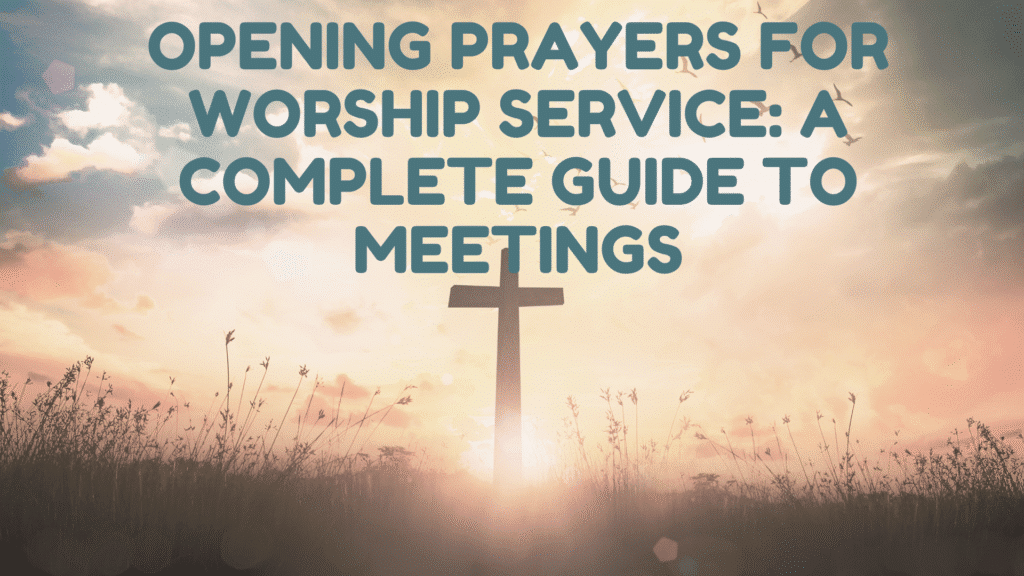 opening prayer