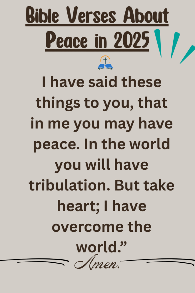 bible verses about peace