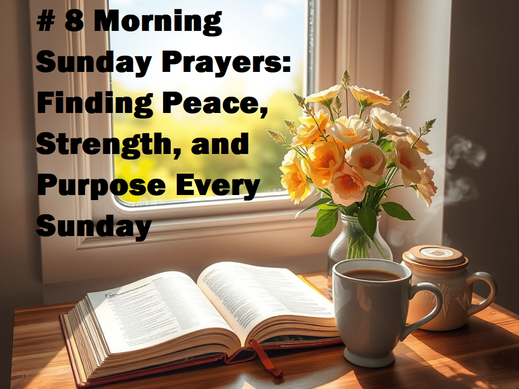 28 Prayers for a Blessed Sunday Morning